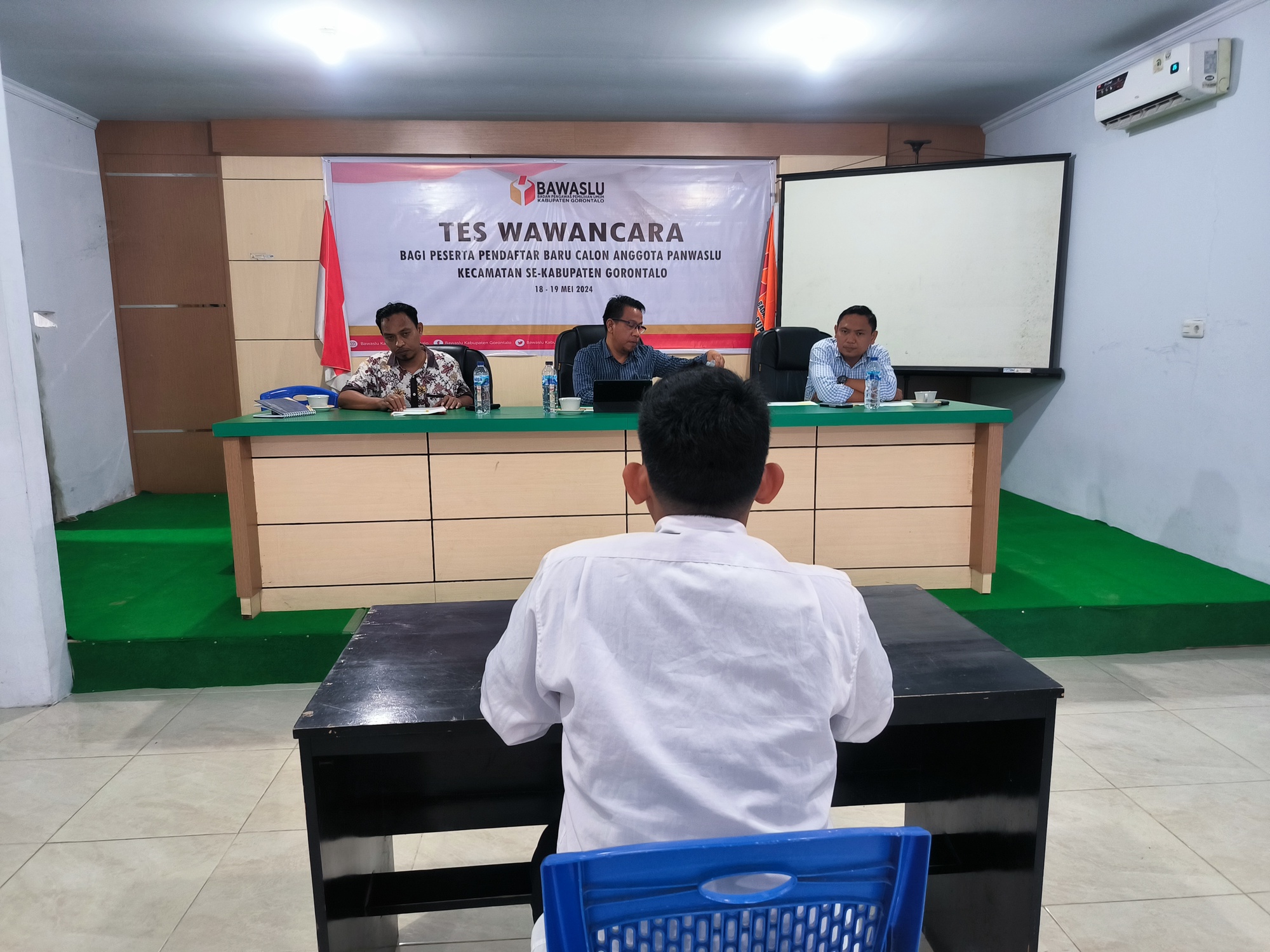 Bawaslu Kabgor Gelar Seleksi Tes Wawancara Calon Anggota Panwascam Untuk Pilkada 2024