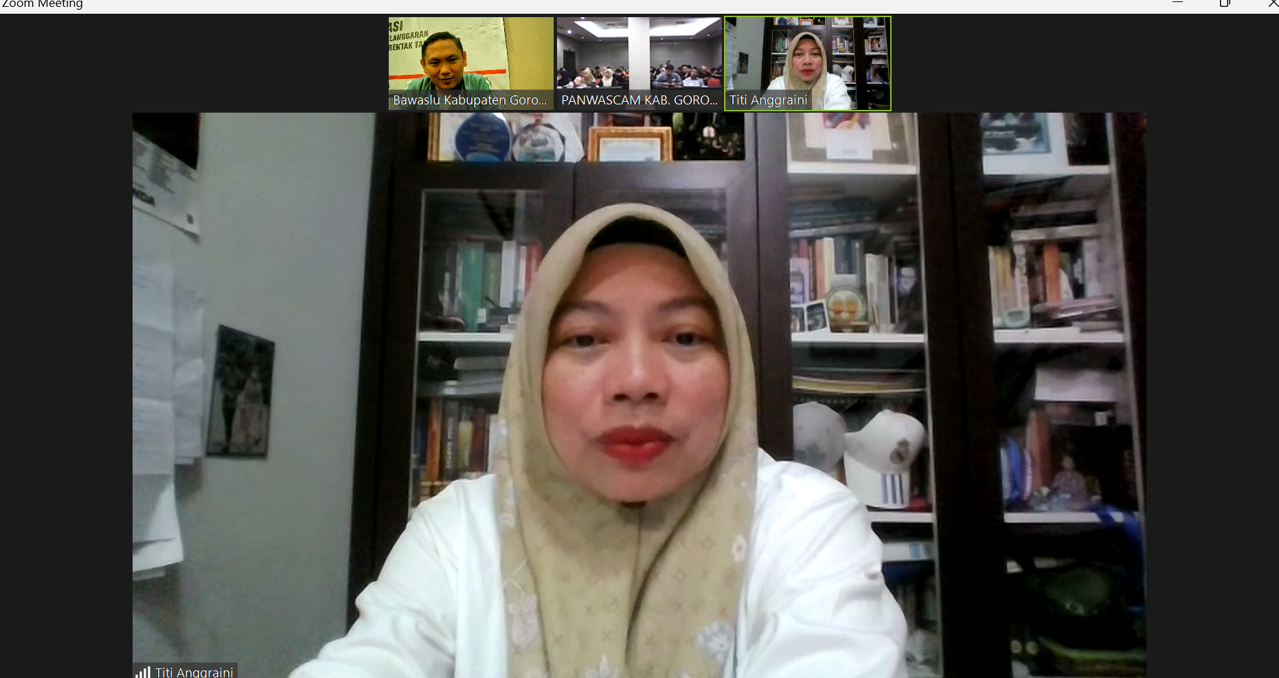 Menjadi Narasumber, Perludem Harapkan Inovasi Bawaslu Dalam Menyikapi Dugaan Pelanggaran Pemilu