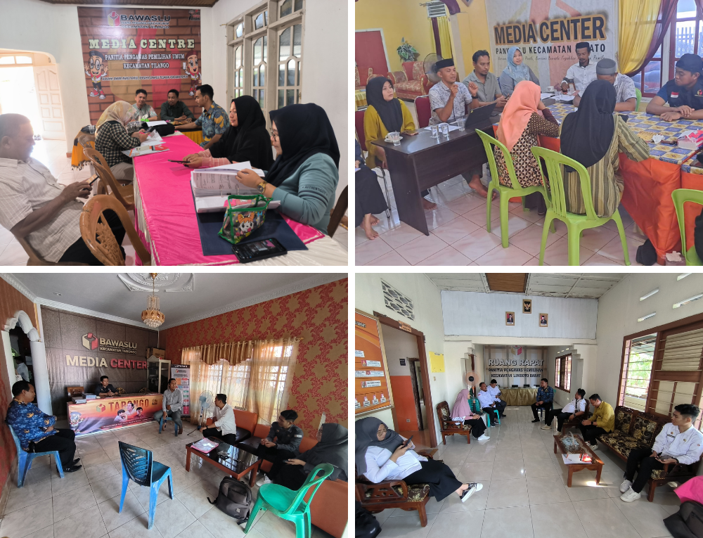 Bawaslu Kabgor Lakukan Supervisi Kinerja dan Penguatan Kelembagaan Ke Panwascam