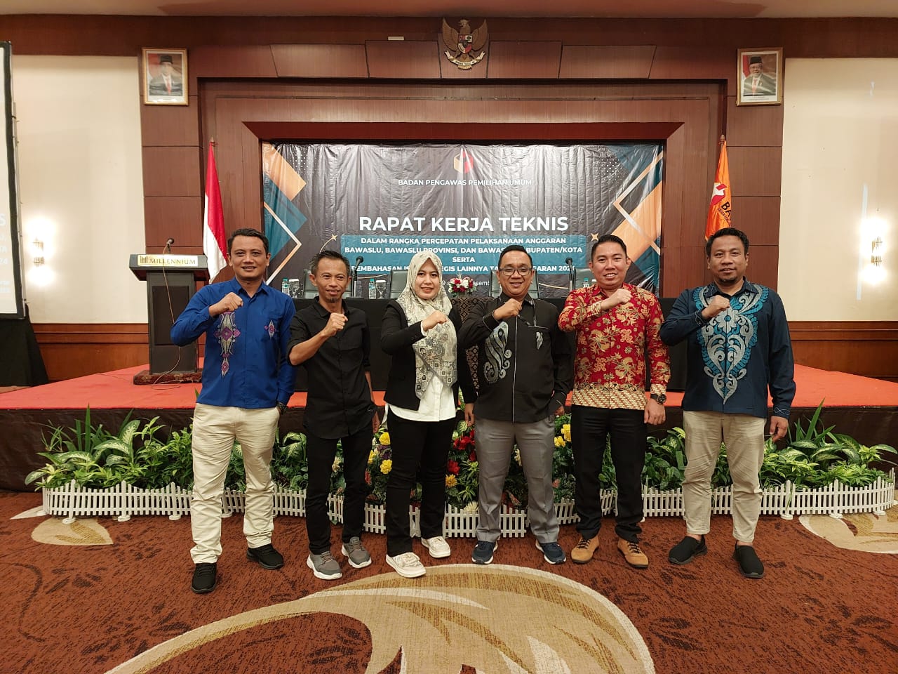 Tingkatkan Kualitas Perencanaan Anggaran Dan Penyusunan DIPA T.A 2024, Bawaslu Kabgor Hadiri Rakernis