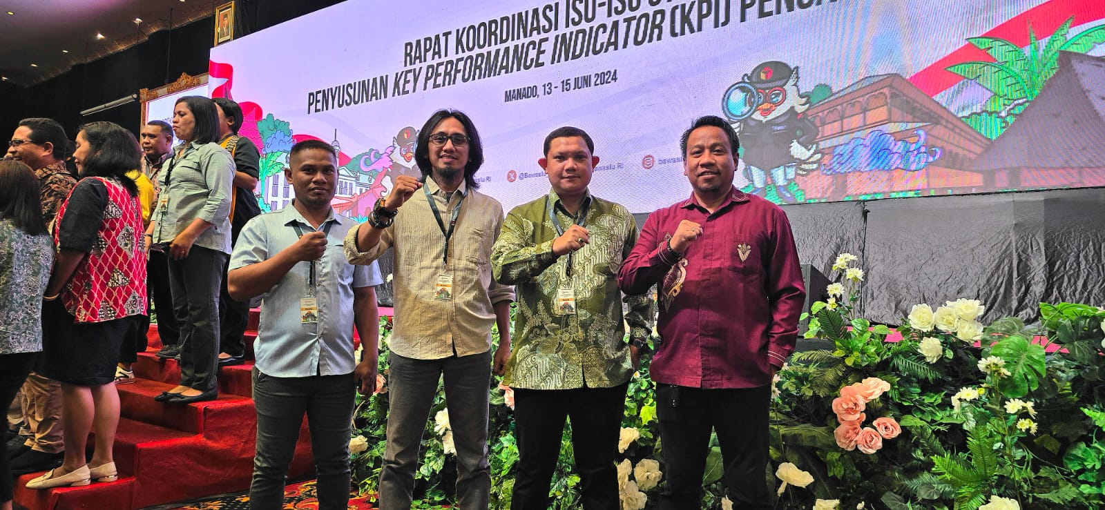 Bawaslu Kabgor Hadiri Rakor Isu-Isu Strategis Penyusunan Key Performance Indicator Pengawas Pemilu