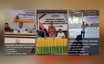 Bawaslu Kabgor Hadiri Pelantikan dan Pembekalan PKD pada Pilkada Tahun 2024