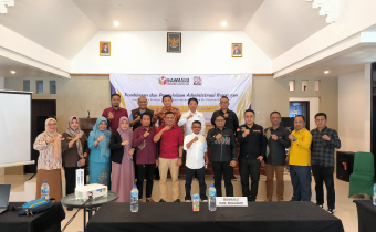 Bawaslu Kabgor Ikuti Kegiatan Rapat Fasilitasi Pembinaan dan Penguatan Kelembagaan