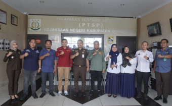 Silaturahmi dan Perkuat Sinergitas, Bawaslu Kabgor Kunjungi Kejari Kabupaten Gorontalo