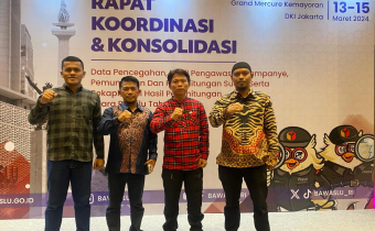 Under Hadiri Rakornas dan Konsolidasi Data Pencegahan, Hasil Pengawasan Kampanye dan Pungut Hitung
