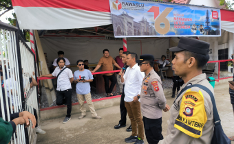 Terima Massa Aksi, Wahyudin Pastikan Mekanisme Penanganan Pelanggaran Pemilu ditangani Sesuai Ketentuan