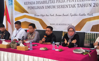 Moh. Fadjri Arsyad: Penyandang Disabilitas Mempunyai Hak yang sama dalam Pemilihan Umum