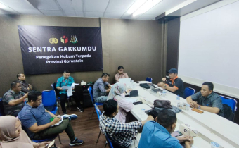 Bawaslu Kabgor Hadiri Rakernis Penerimaan dan Penyampaian Laporan dan Temuan Dugaan Pelanggaran Pemilu