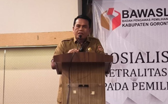 Buka Kegiatan Sosialisasi, Darwan Ingatkan ASN Harus Netral Dalam Pemilu 2024
